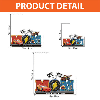 Mom Cars - Personalized Cars Custom Shaped Acrylic Plaque