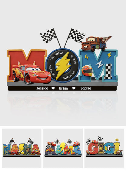 Mom Cars - Personalized Cars Custom Shaped Acrylic Plaque