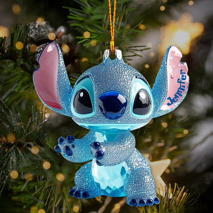 Merry Stitchmas - Personalized Ohana Ornament