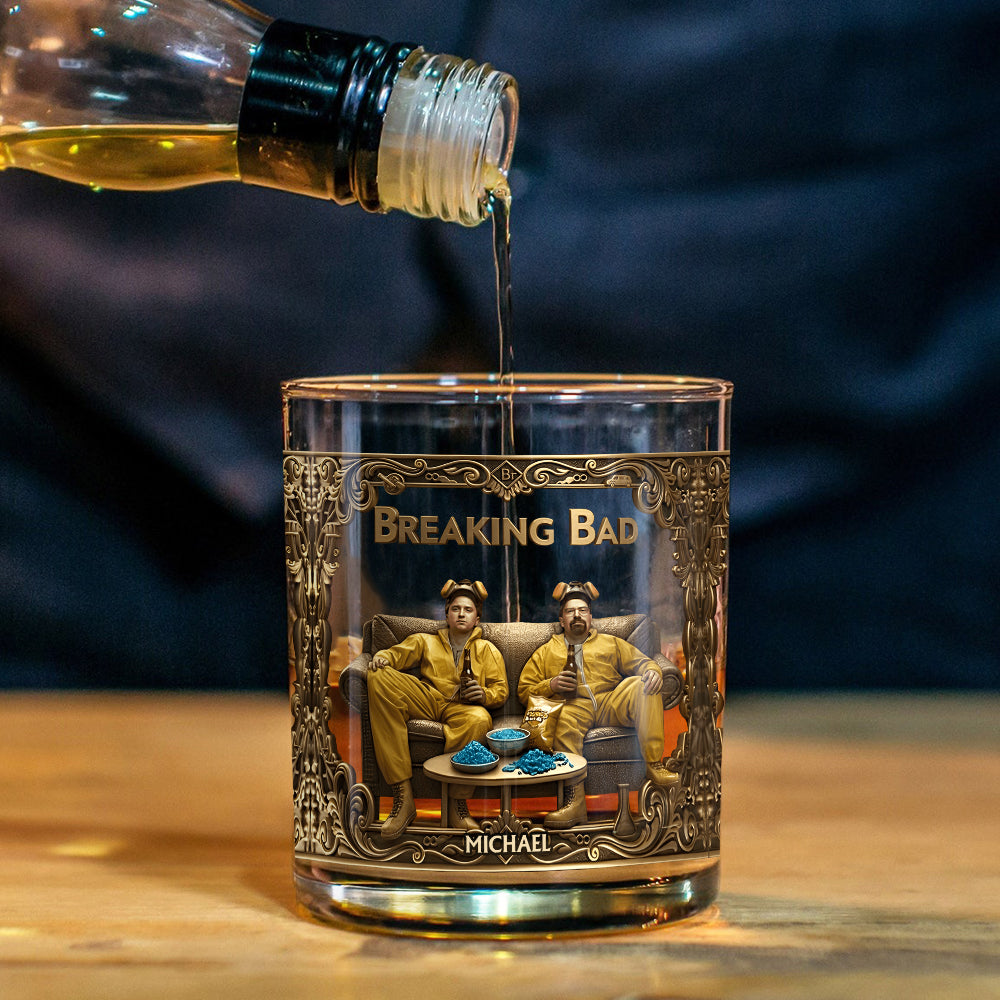 The Blue Stuff - Personalized Whiskey Glass