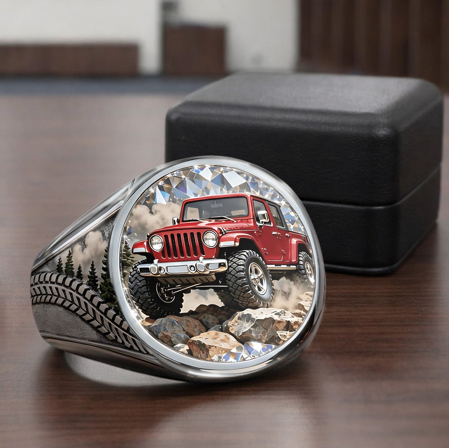 Off Road Car - Personalized Car Signet Ring