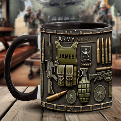 This We'll Defend - Personalized Veteran Accent Mug