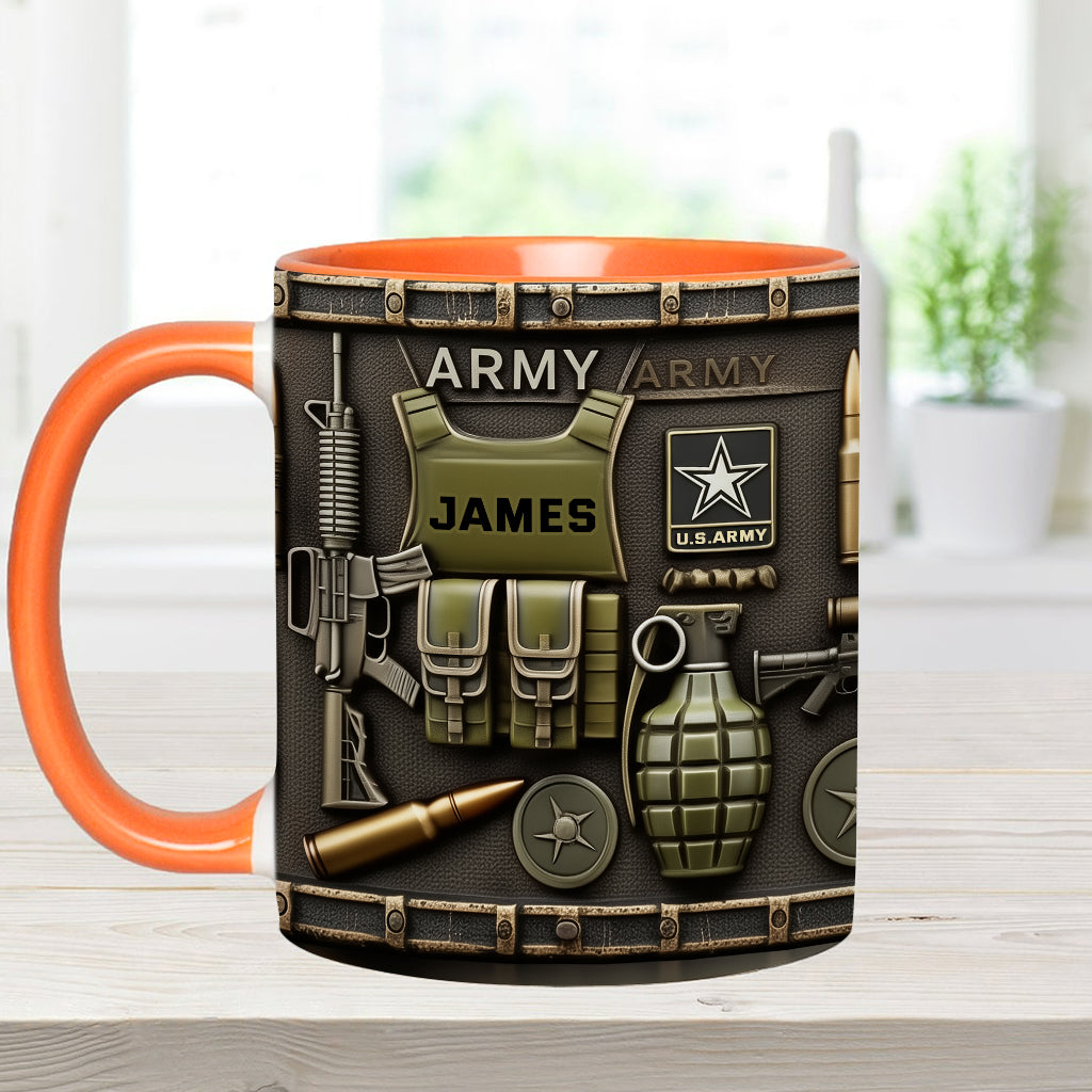 This We'll Defend - Personalized Veteran Accent Mug