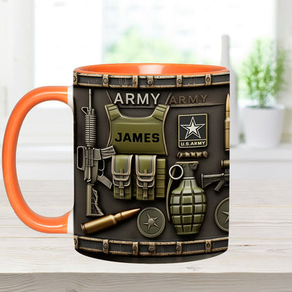 This We'll Defend - Personalized Veteran Accent Mug
