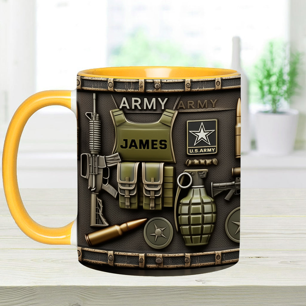 This We'll Defend - Personalized Veteran Accent Mug