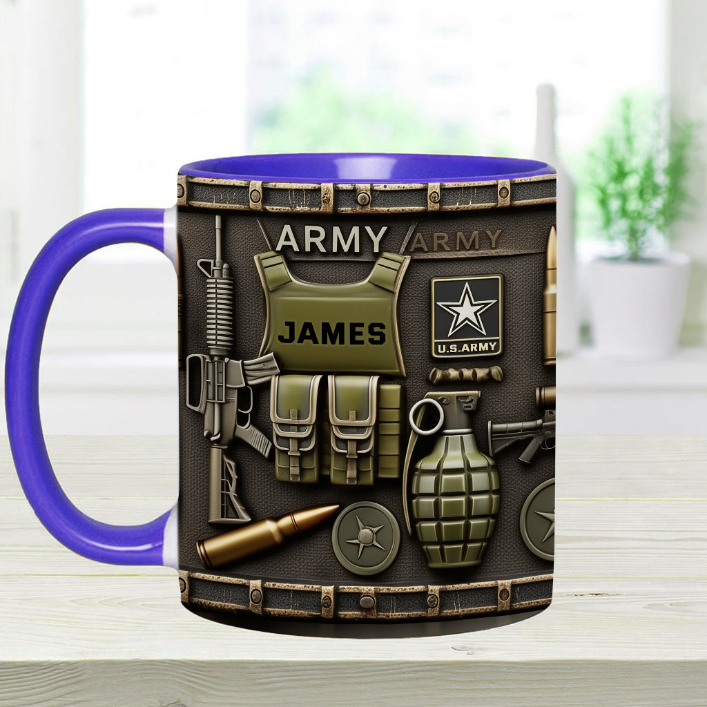 This We'll Defend - Personalized Veteran Accent Mug