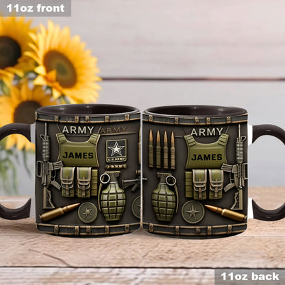 This We'll Defend - Personalized Veteran Accent Mug