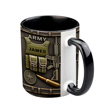 This We'll Defend - Personalized Veteran Accent Mug
