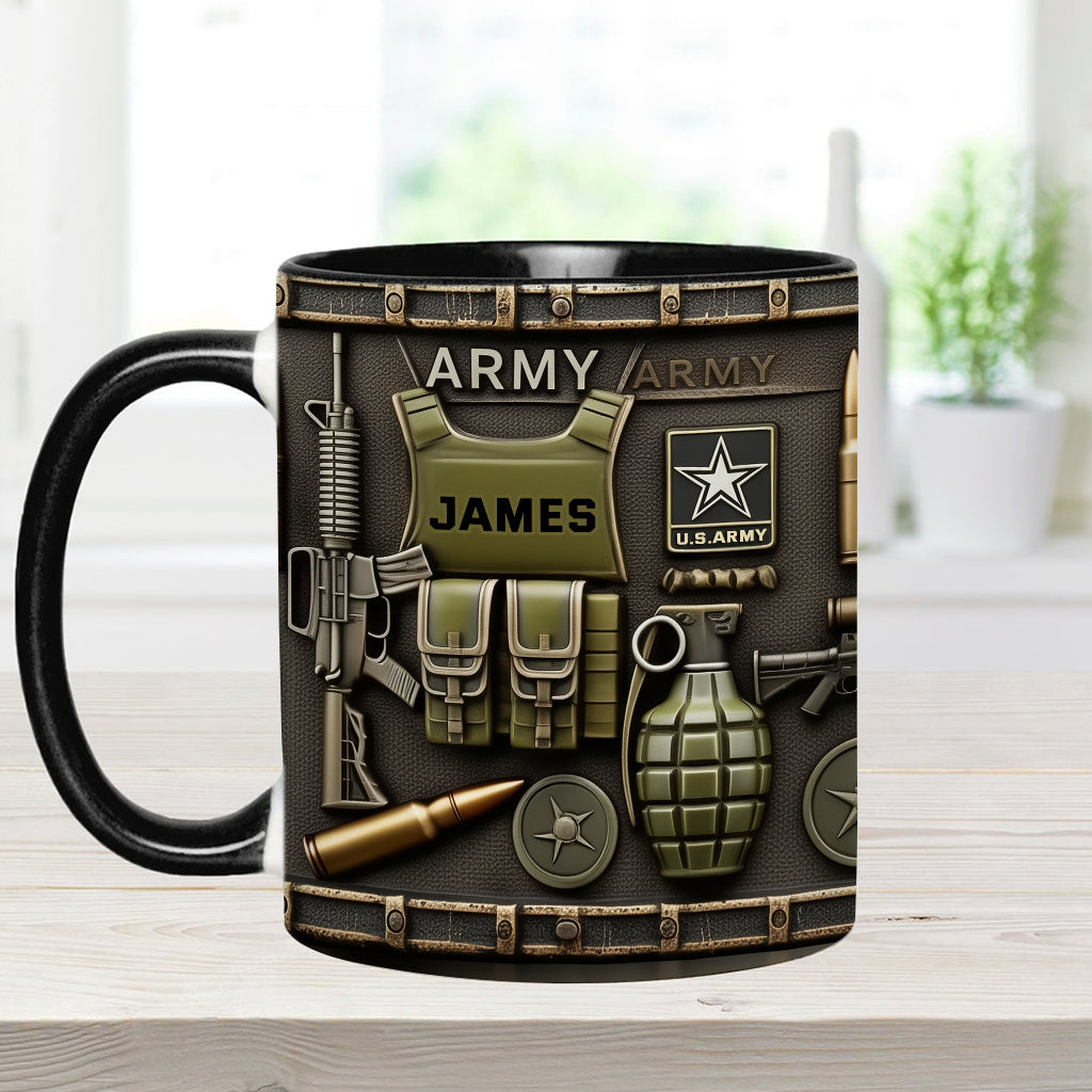 This We'll Defend - Personalized Veteran Accent Mug