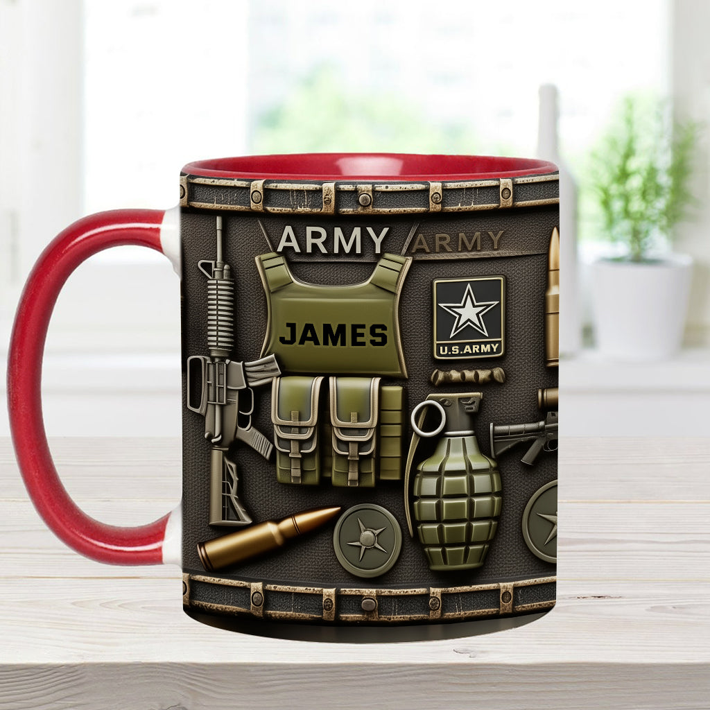 This We'll Defend - Personalized Veteran Accent Mug