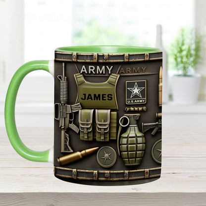 This We'll Defend - Personalized Veteran Accent Mug