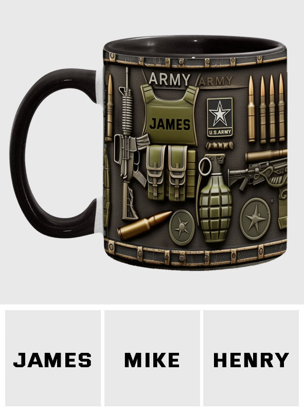 This We'll Defend - Personalized Veteran Accent Mug
