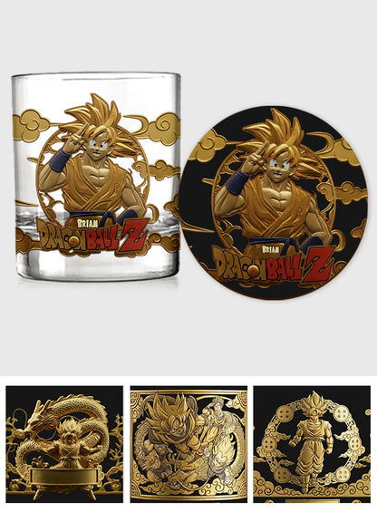 The Seven Balls - Personalized Seven Balls Whiskey Glass