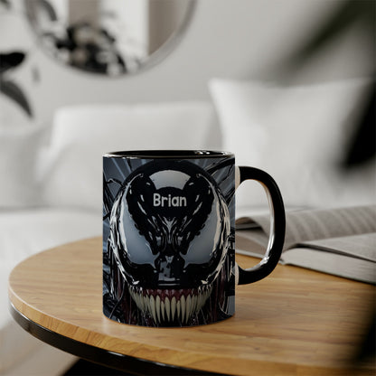 Symbiote Creature - Personalized Marvelous Universe Bottom Printed Accent Mug
