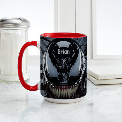 Symbiote Creature - Personalized Marvelous Universe Bottom Printed Accent Mug