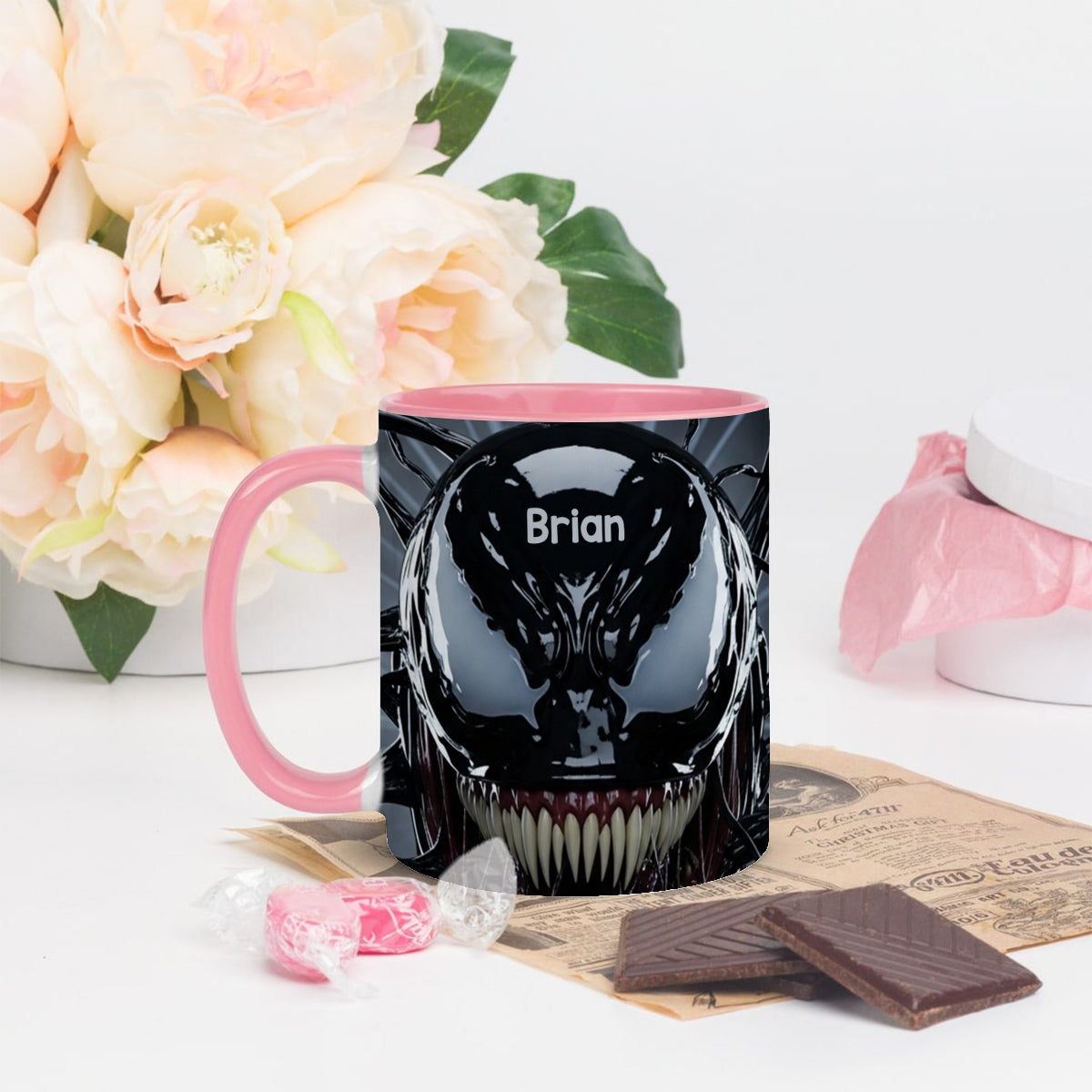 Symbiote Creature - Personalized Marvelous Universe Bottom Printed Accent Mug