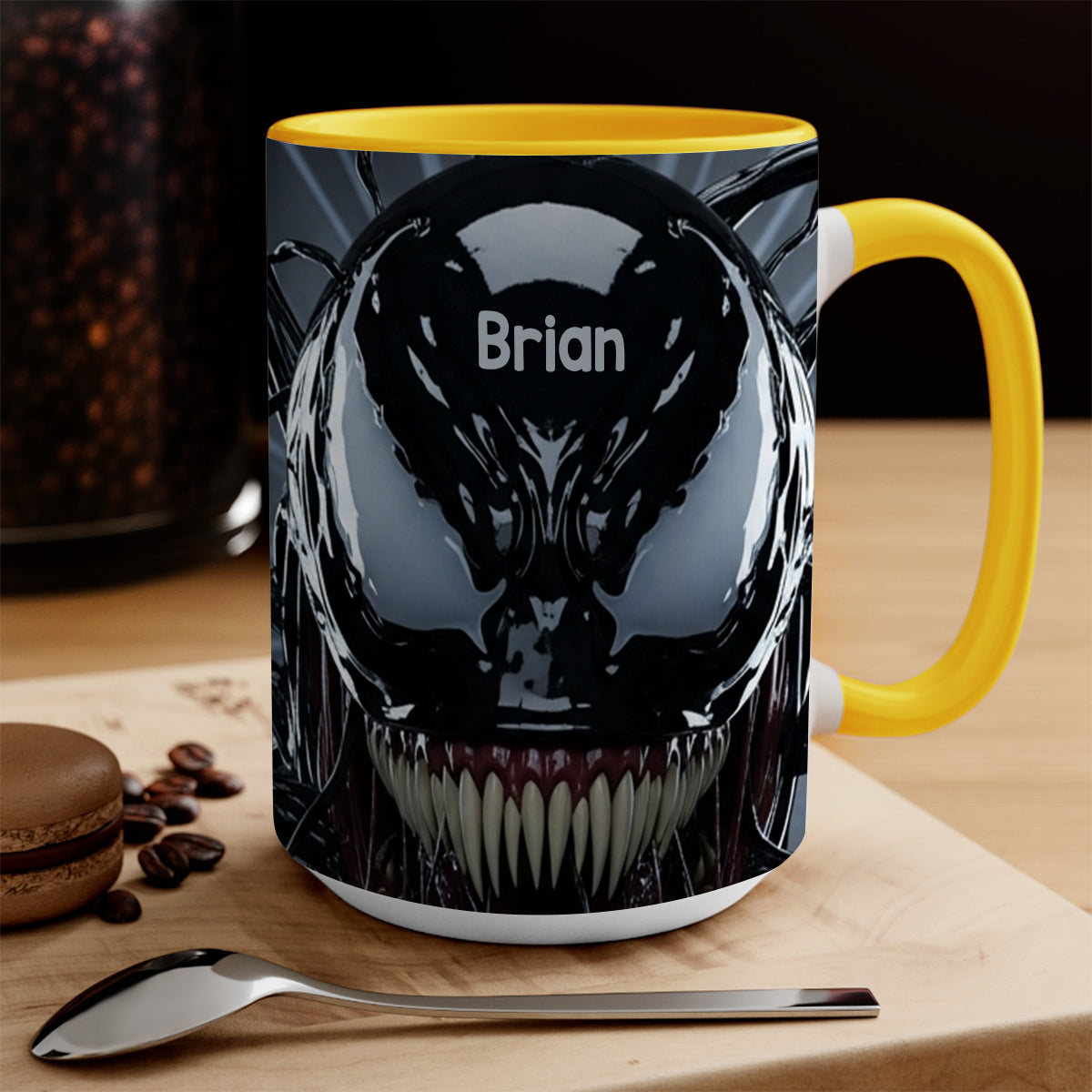 Symbiote Creature - Personalized Marvelous Universe Bottom Printed Accent Mug
