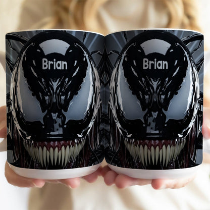 Symbiote Creature - Personalized Marvelous Universe Bottom Printed Accent Mug