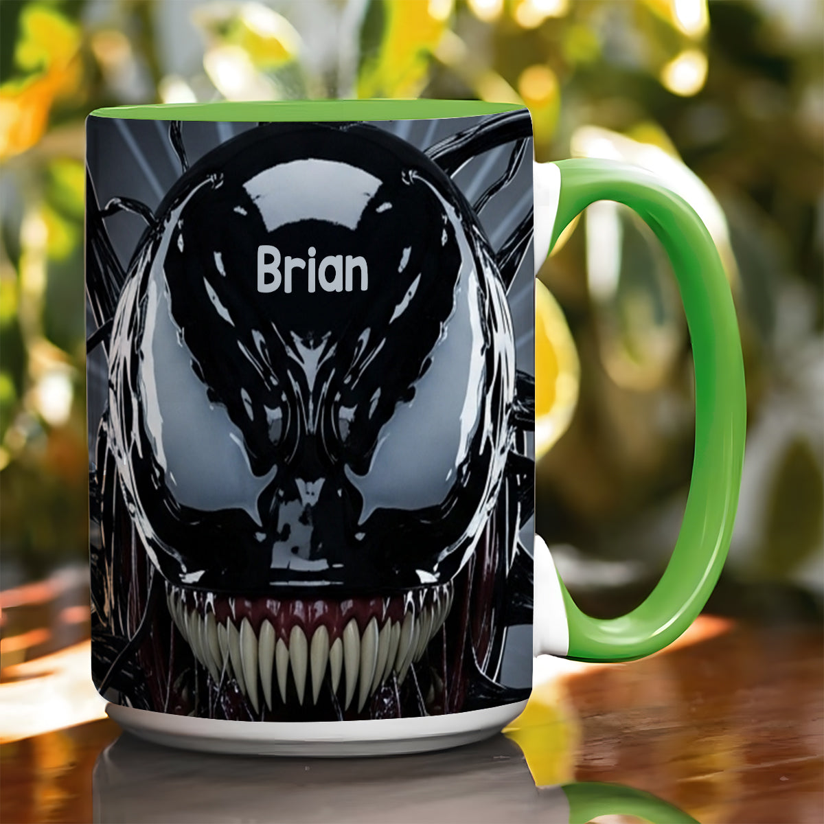 Symbiote Creature - Personalized Marvelous Universe Bottom Printed Accent Mug