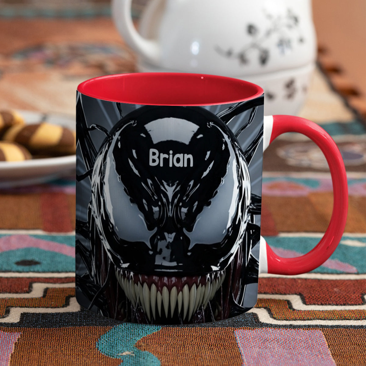 Symbiote Creature - Personalized Marvelous Universe Bottom Printed Accent Mug