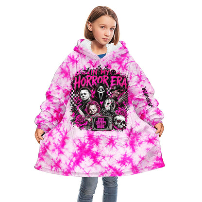 In My Horror Movie - Personalized Horror Character Blanket Hoodie