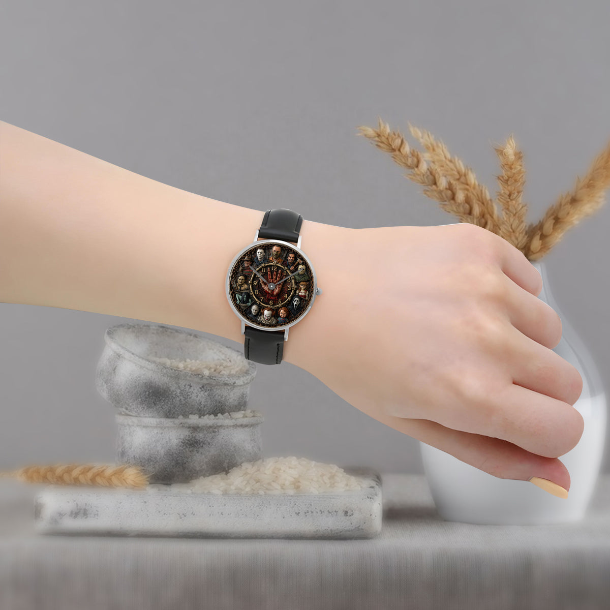Scary Time - Personalized Horror Character Hand Watch