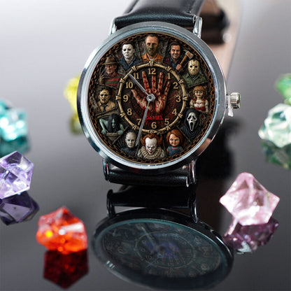Scary Time - Personalized Horror Character Hand Watch