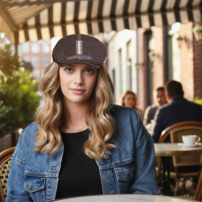 American Football Season - Personalized Football Newsboy Cap
