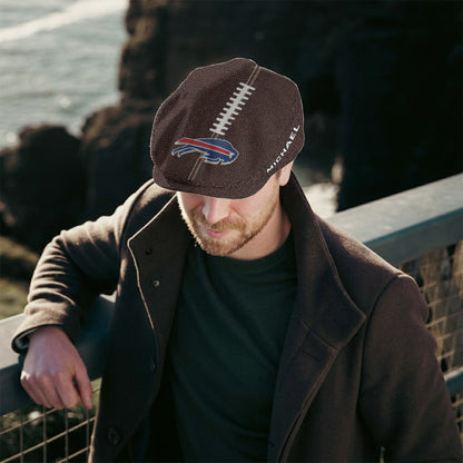 American Football Season - Personalized Football Newsboy Cap