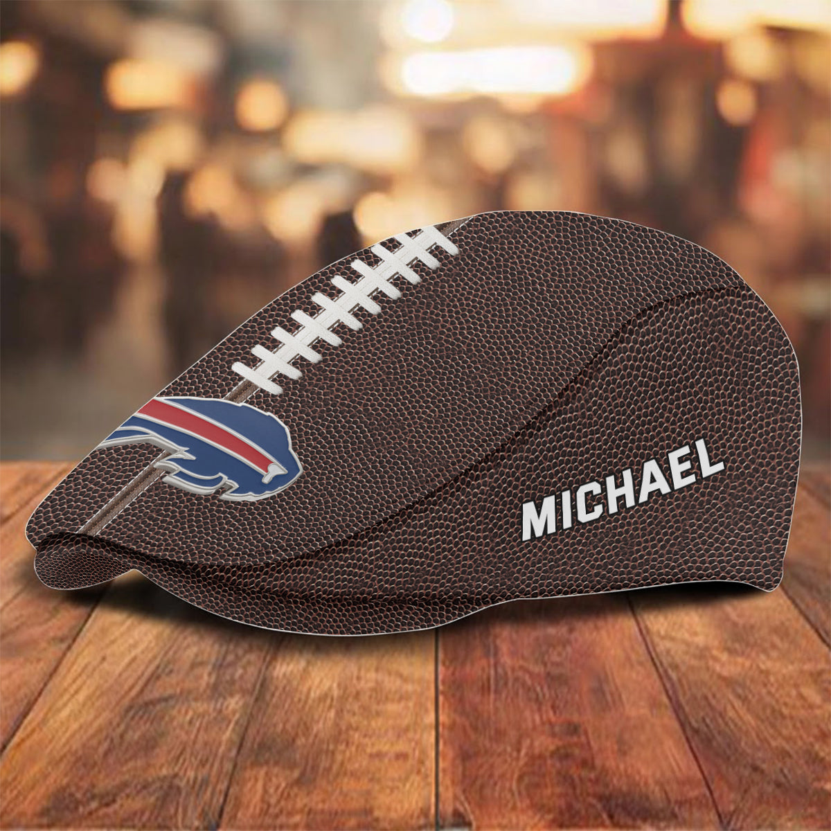 American Football Season - Personalized Football Newsboy Cap