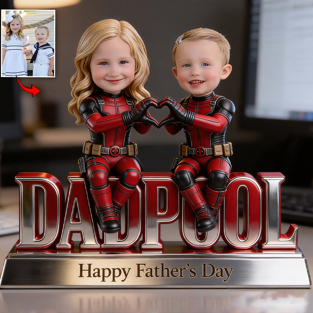 Luxury Dadpool Keepsake - Personalized The Psychopath Custom Shaped Acrylic Plaque