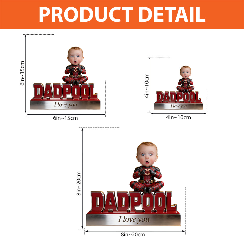 Luxury Dadpool Keepsake - Personalized The Psychopath Custom Shaped Acrylic Plaque