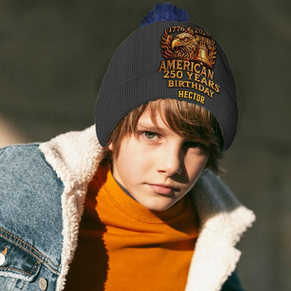 U.S. 250th Anniversary - Personalized Patriot Beanie Hat