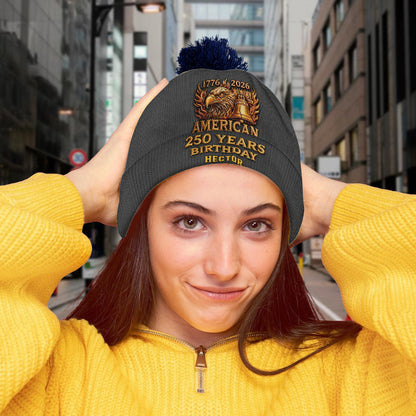 U.S. 250th Anniversary - Personalized Patriot Beanie Hat