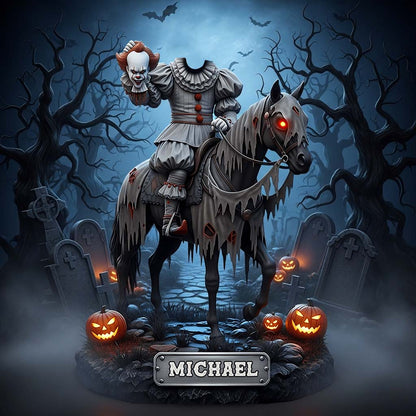 Horror Headless Knight - Personalized Horror Character Custom Shaped Acrylic Plaque