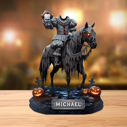 Horror Headless Knight - Personalized Horror Character Custom Shaped Acrylic Plaque