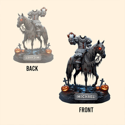 Horror Headless Knight - Personalized Horror Character Custom Shaped Acrylic Plaque