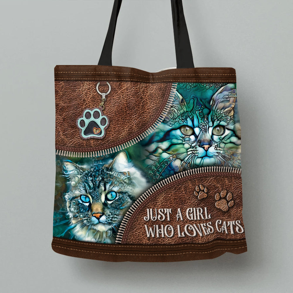 Cat Just A Girl Who Love - Cat Tote Bag 0921
