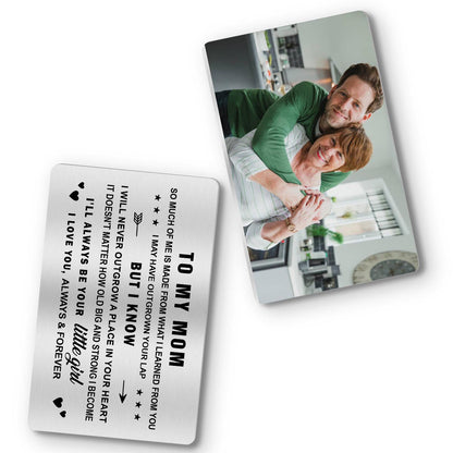 To My Dad - Gift for dad, grandma, grandpa, mom, uncle, aunt - Personalized Wallet Insert Card