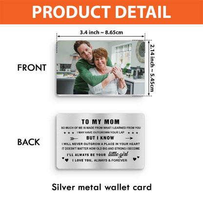 To My Dad - Gift for dad, grandma, grandpa, mom, uncle, aunt - Personalized Wallet Insert Card