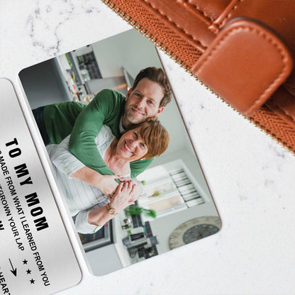 To My Dad - Gift for dad, grandma, grandpa, mom, uncle, aunt - Personalized Wallet Insert Card