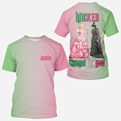 Changed For Good - Personalized Witch All Over Shirt
