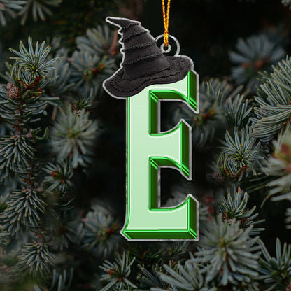 Any Letter Wicked - Personalized Witch Ornament