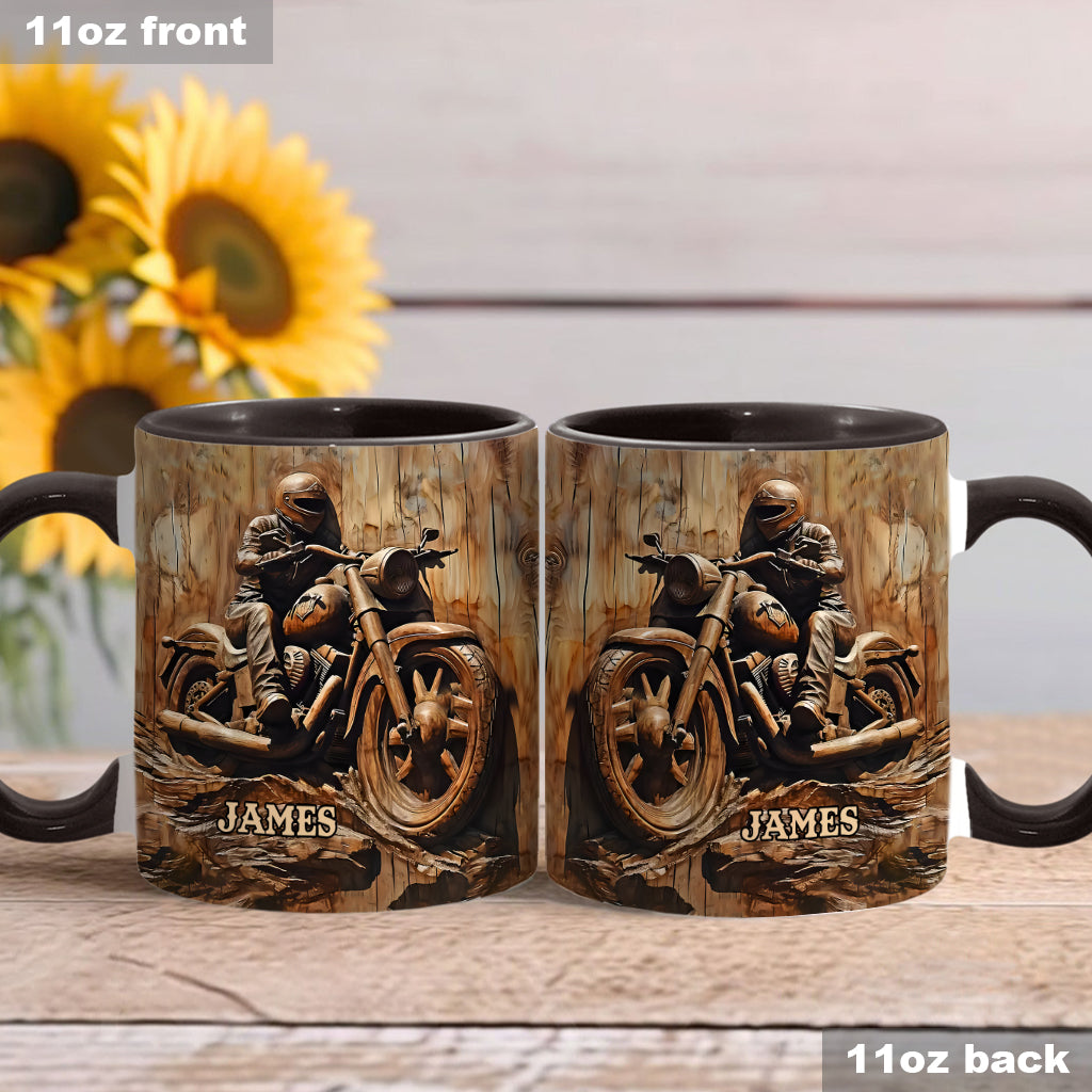 Biker - Personalized Biker Accent Mug
