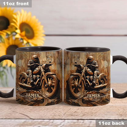 Biker - Personalized Biker Accent Mug