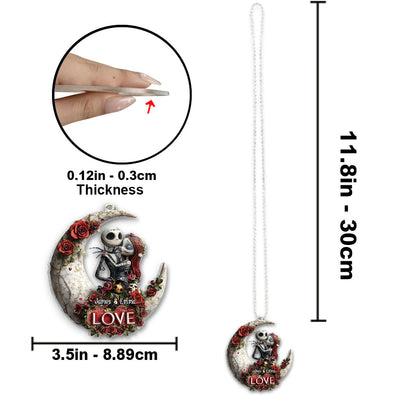 Til Death Do Us Part - Personalized Nightmare Transparent Car Ornament