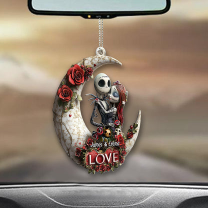 Til Death Do Us Part - Personalized Nightmare Transparent Car Ornament
