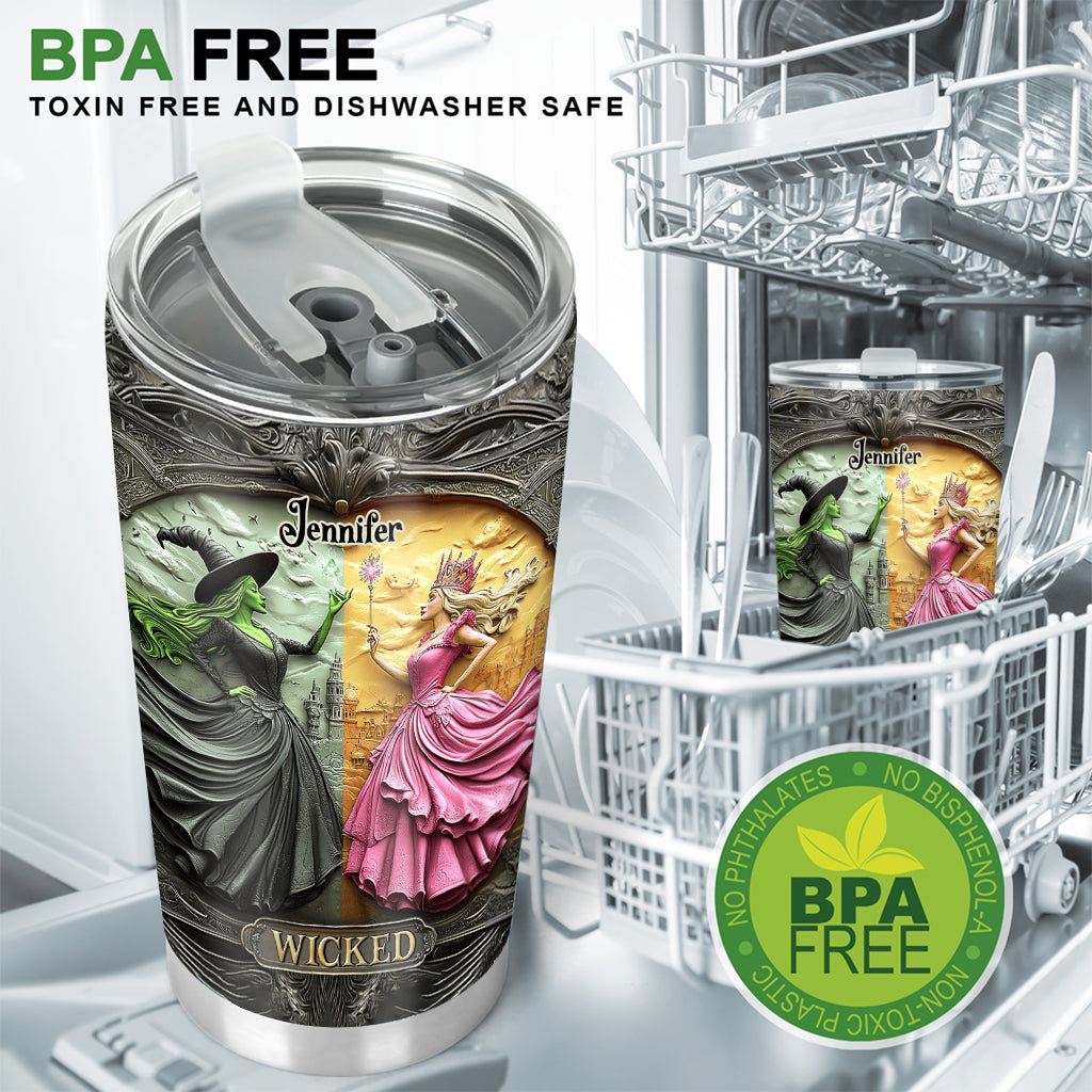 Changed For Good Witch & Princess - Personalized Tumbler