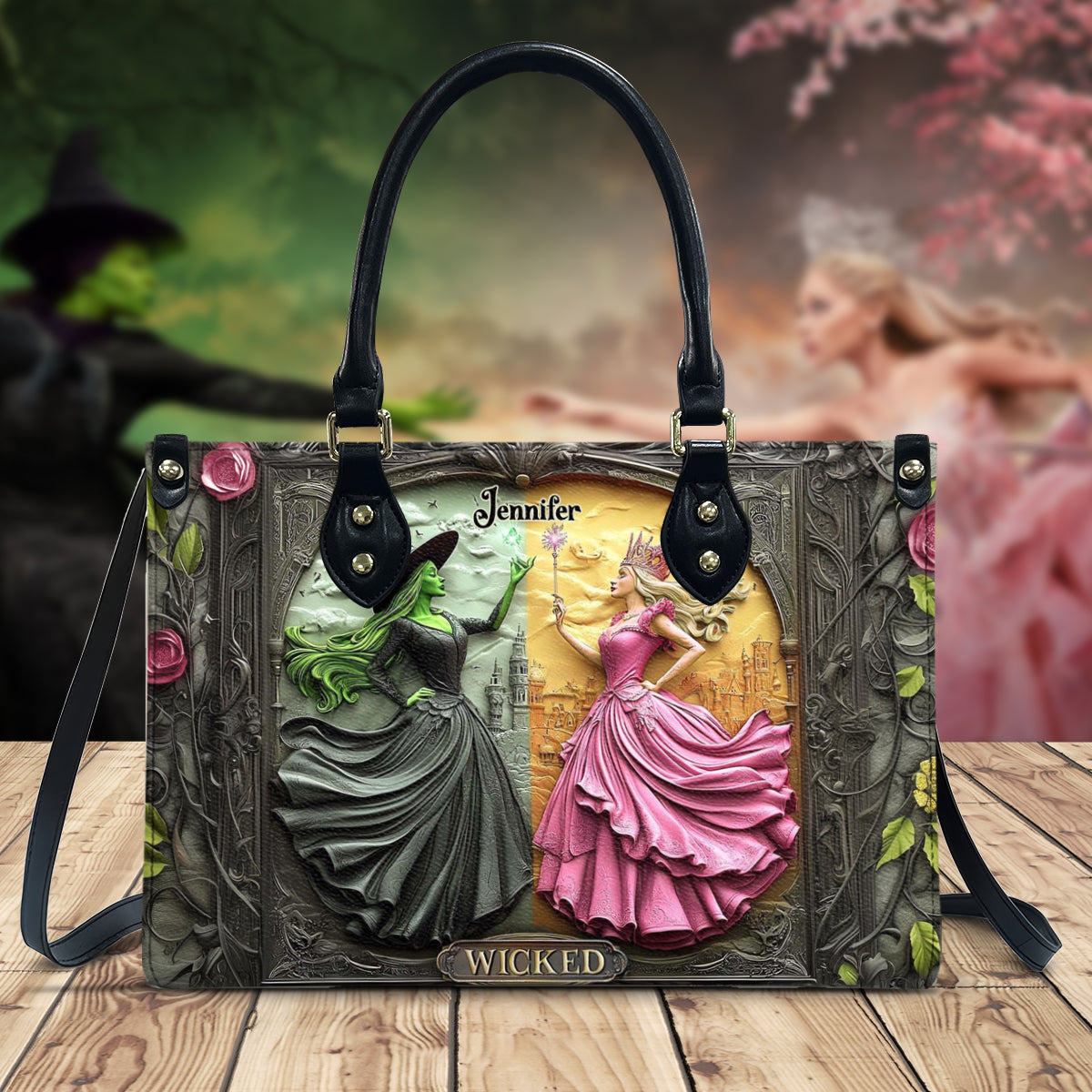 Changed For Good Witch & Princess - Personalized Leather Handbag