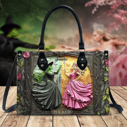Changed For Good Witch & Princess - Personalized Leather Handbag